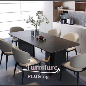 Modern Design 6 Seater Dining Table Set