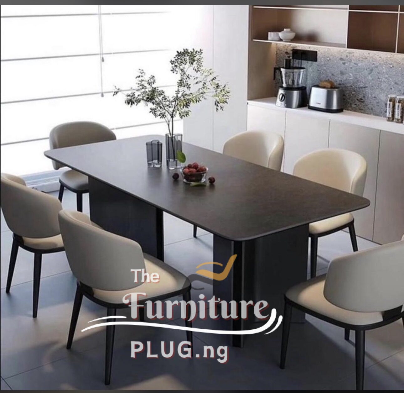 Premium Modern Design 6 Seater Dining Set 1 Modern Design 6 Seater Dining Table Set