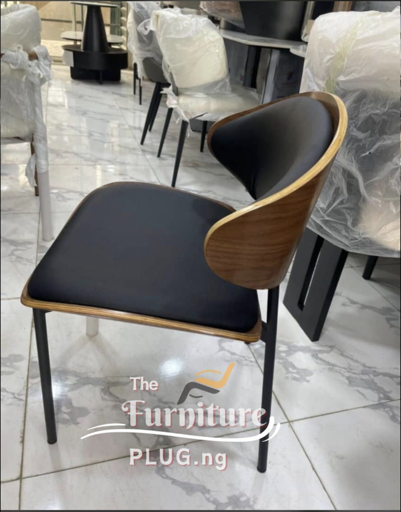 High Quality Leather Dining / Restaurant Cafe Single Chair 2 High Quality leather Dining and restaurant chairs