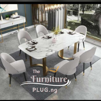 luxury durable dining 6 seater set