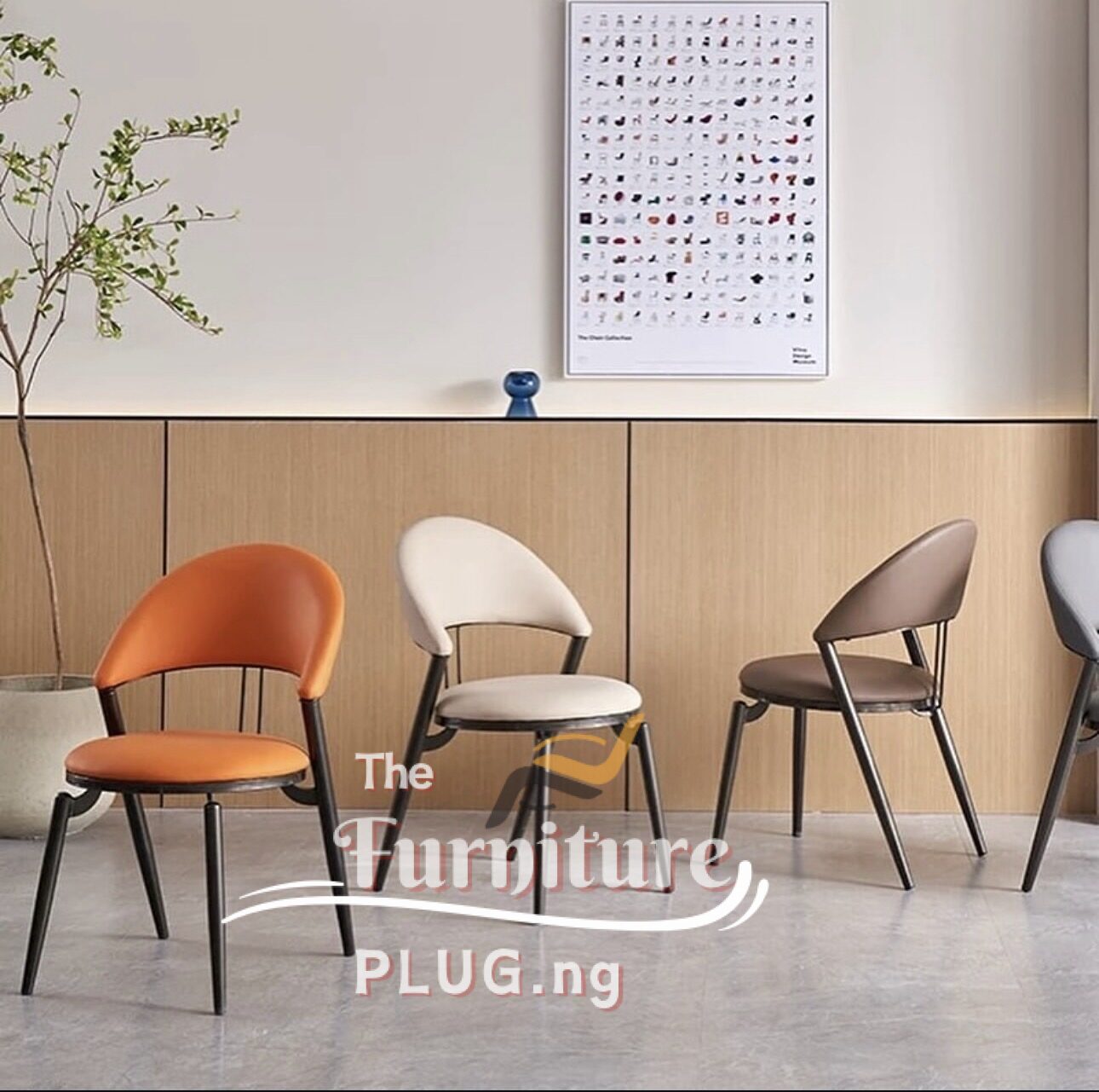 High Quality Leather Dining / Restaurant Cafe Single Chair 1 Classy Quality Single Dining and restaurant chair