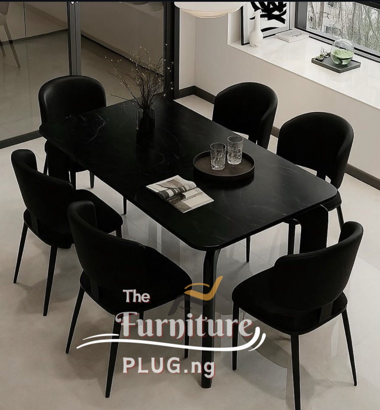Premium Modern Design 6 Seater Dining Set 1 Modern Design Premium 6 Seater Dining Table Set