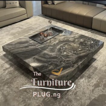 Luxury marble slab center table set best price in Nigeria