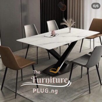 Modern Design Premium 6 Seater Dining Table Set