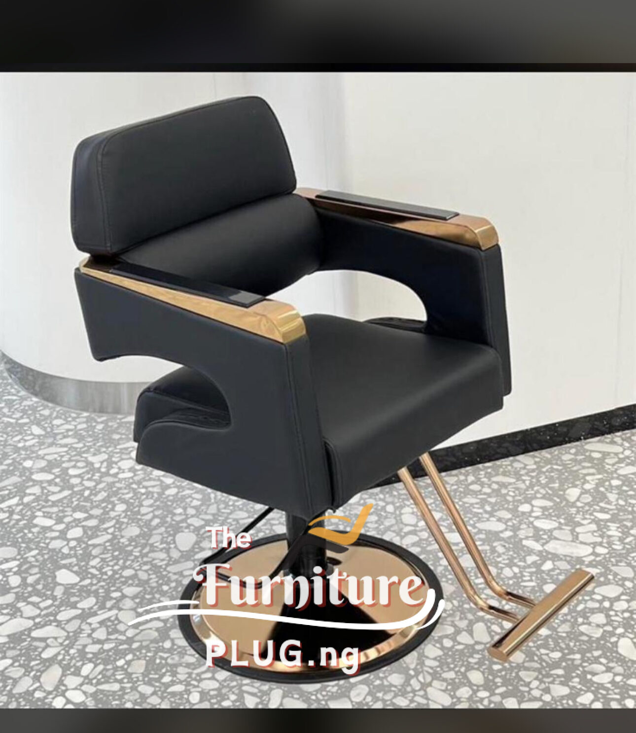 Quality Hair Salon Barber and Spa Adjustable Chair - Leather 3 Luxury Leather Saloon barber hairdresser chair furniture buy in Nigeria