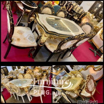 Luxury Royal 6 Seater Dining Table Set - The Furniture Plug