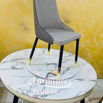 Modern 6 Seater Round Dining Table Set