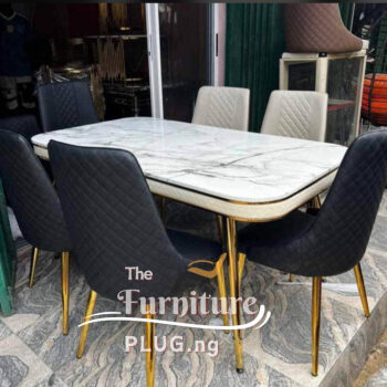 Premium Contemporary Marble Top 6 Seater Dining Set near me