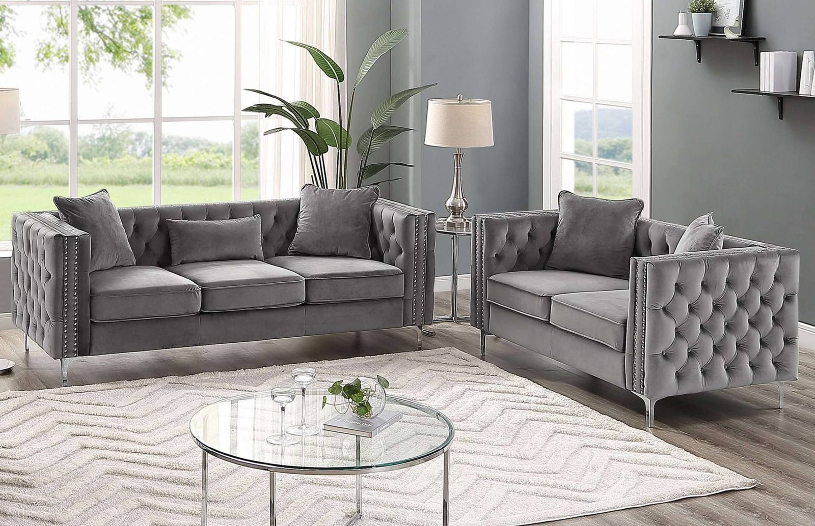 krmluxuryfurnitureModern2PieceLivingRoomSet scaled